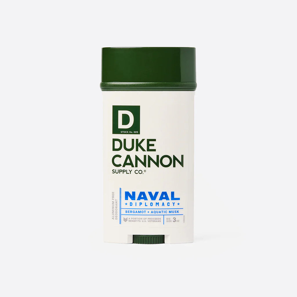 Duke Cannon DEODORANT ALUMINUM FREE Naval Diplomacy