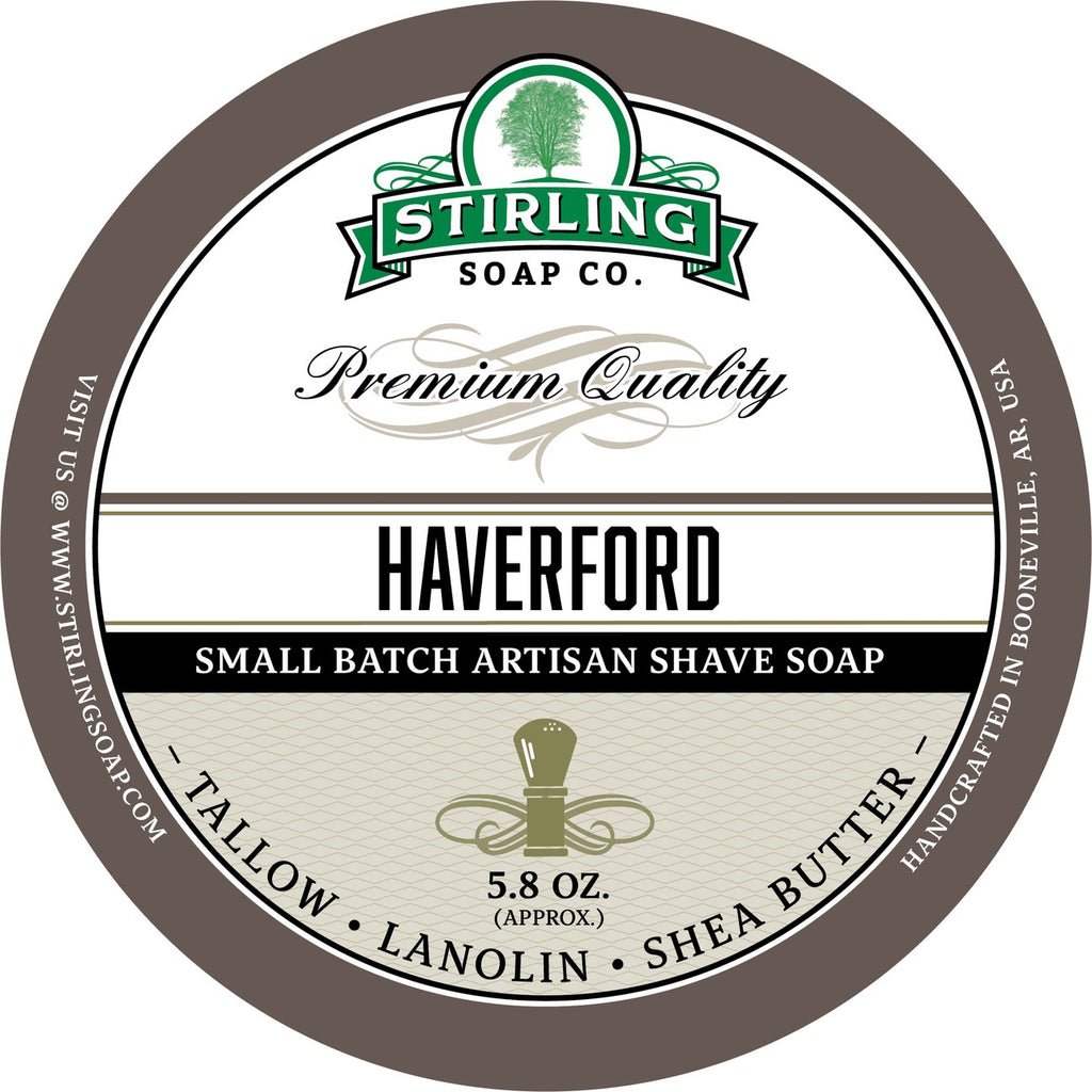 Stirling Soap SHAVE SOAP Haverford