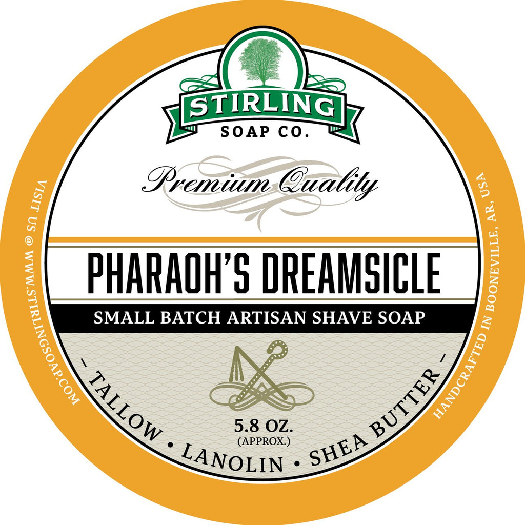 Stirling Soap SHAVE SOAP Pharaoh's Dreamsickle