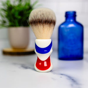 Shaving Brush BARBER POLE Synthetic 24mm