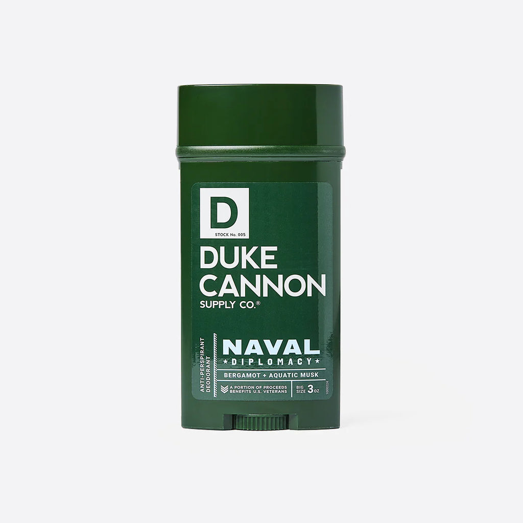 Duke Cannon ANTI-PERSPIRANT DEODORANT - Navel Diplomacy NEW!