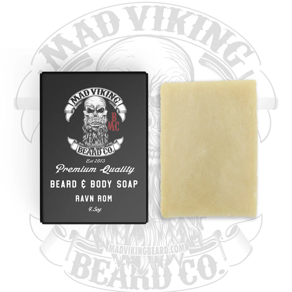 Mad Viking BEARD & BODY SOAP Ravn Rom