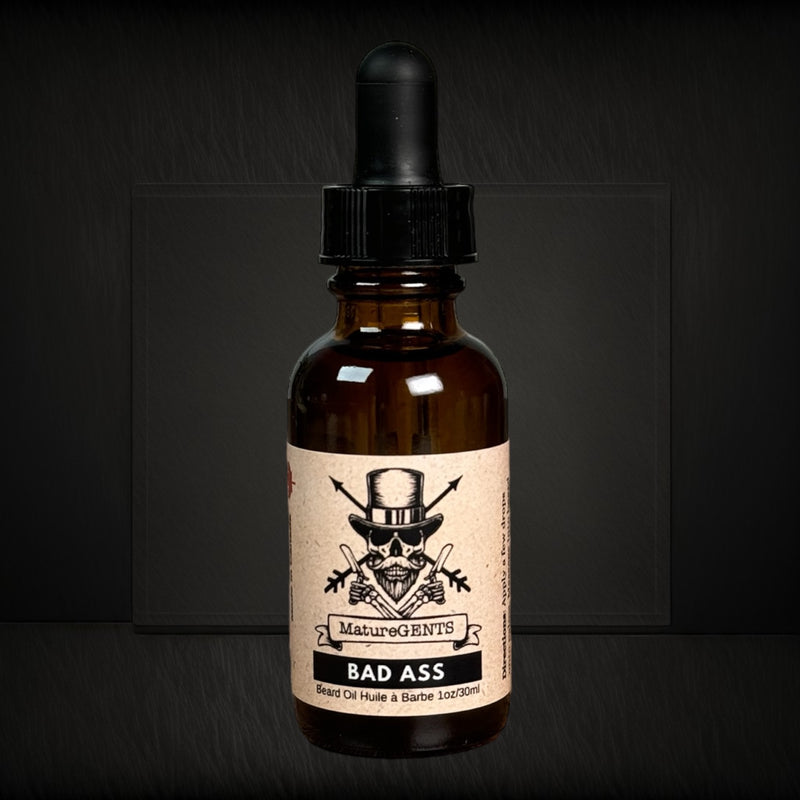 Mature Gents BEARD OIL Bad Ass NEW!