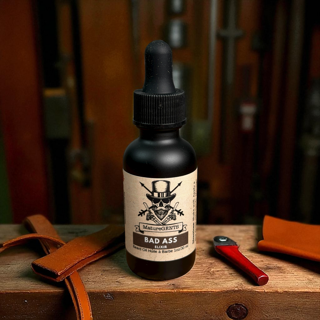 Mature Gents BEARD OIL Bad Ass