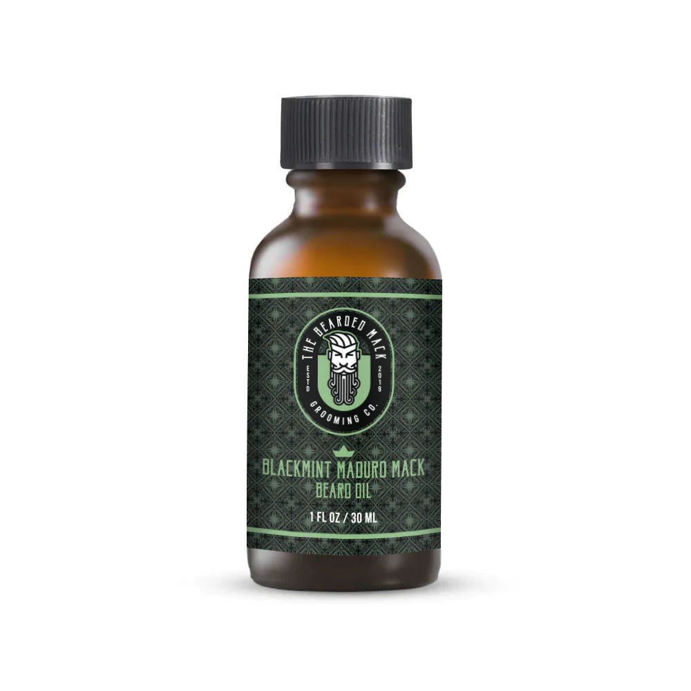 The Bearded Mack BEARD OIL Blackmint Maduro (NEW)