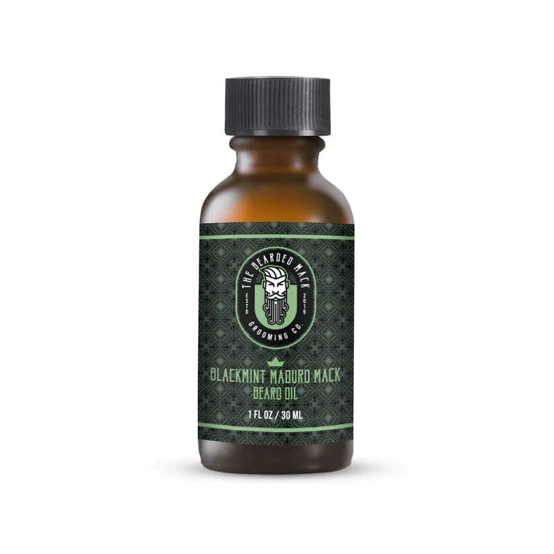 The Bearded Mack BEARD OIL Blackmint Maduro (NEW)