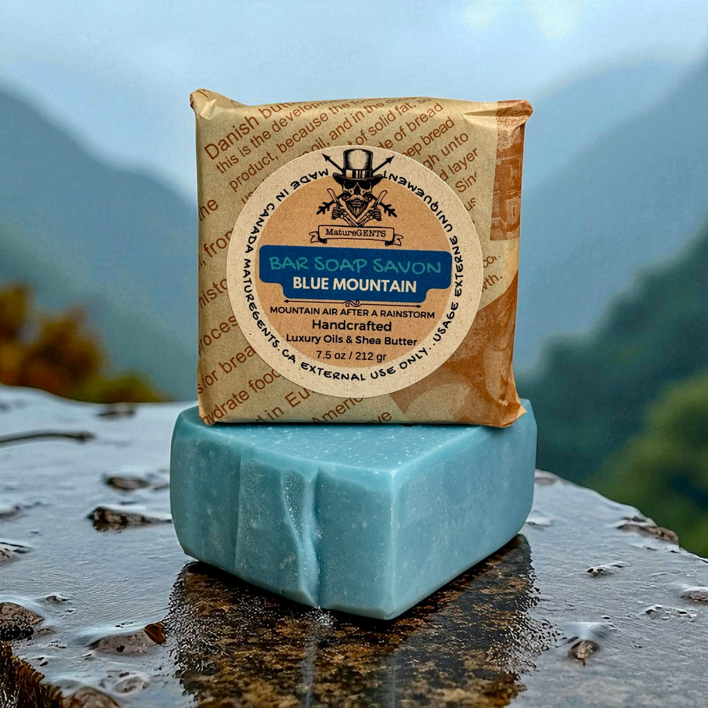 Mature Gents BAR SOAP Blue Mountain (NEW)