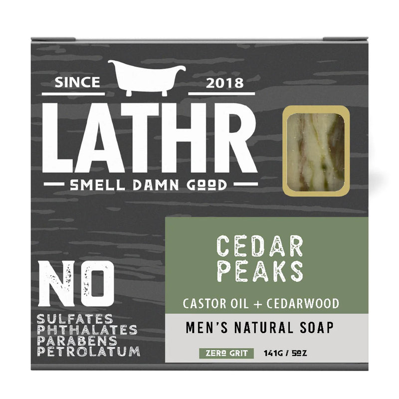 Lathr BAR SOAP - Cedar Peaks