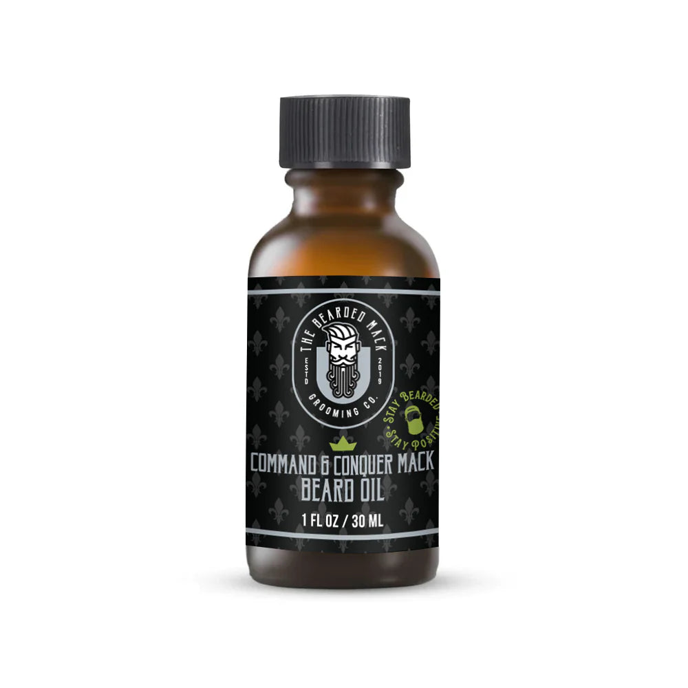 The Bearded Mack BEARD OIL Command & Conquer (NEW)