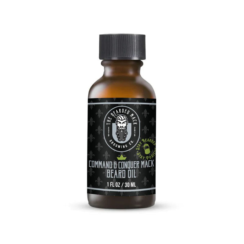 The Bearded Mack BEARD OIL Command & Conquer (NEW)