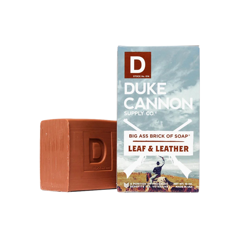 Duke Cannon BIG ASS BRICK OF SOAP Leaf and Leather