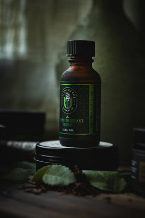 The Bearded Mack BEARD OIL Blackmint Maduro (NEW)