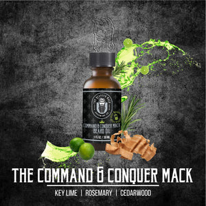 The Bearded Mack BEARD OIL Command & Conquer (NEW)