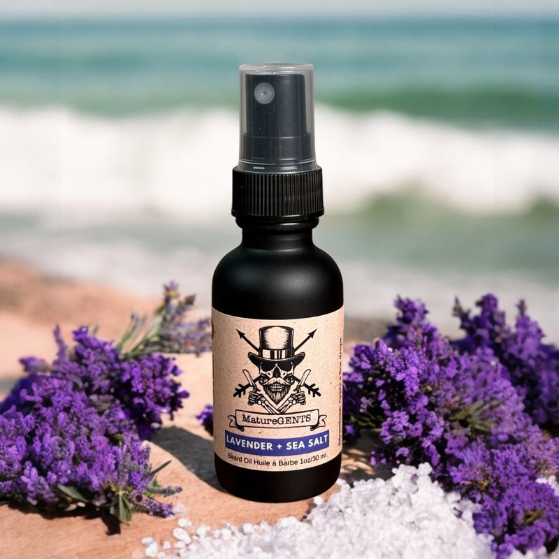 Mature Gents BEARD OIL Lavender + Sea Salt NEW!