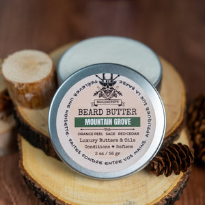 Mature Gents WHIPPED BEARD BUTTER Mountain Grove NEW!