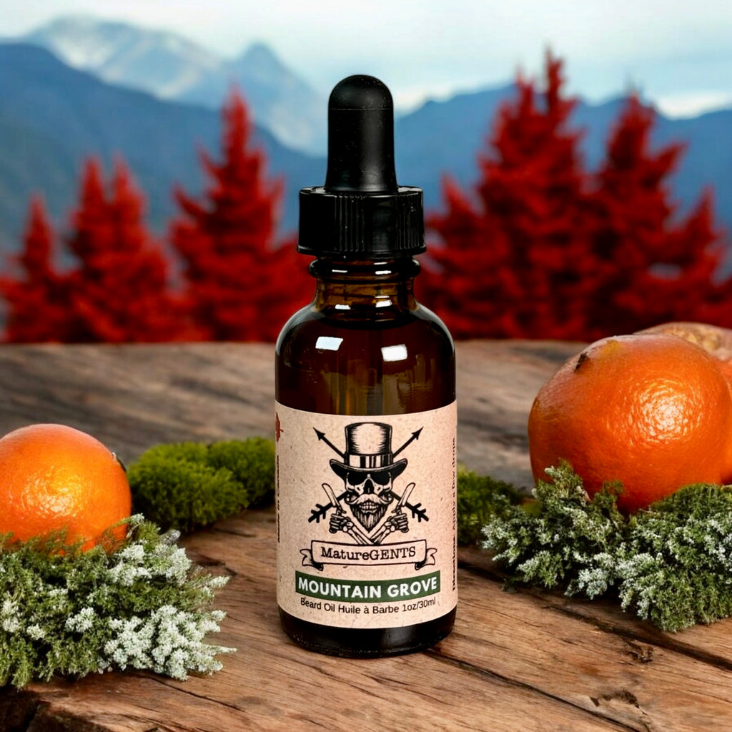 Mature Gents BEARD OIL Mountain Grove NEW!