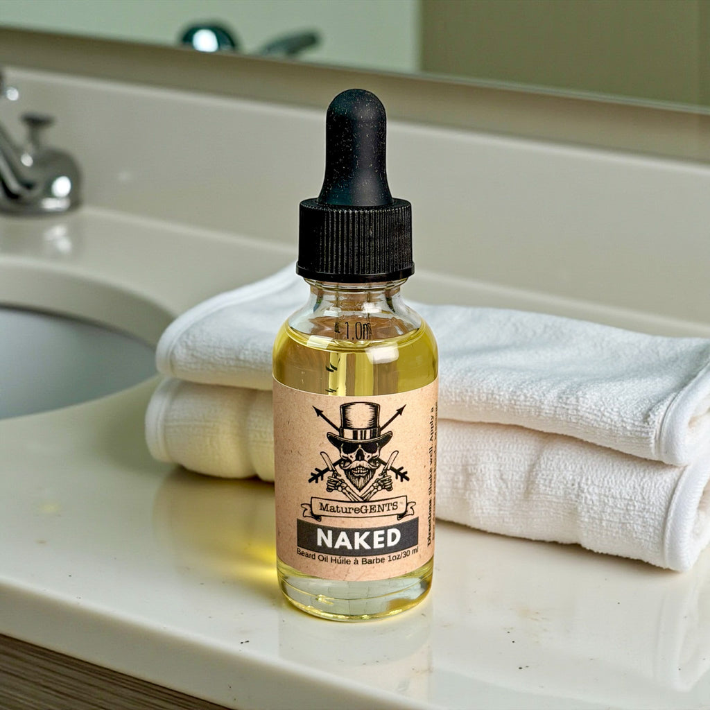 Mature Gents BEARD OIL Naked (Unscented)