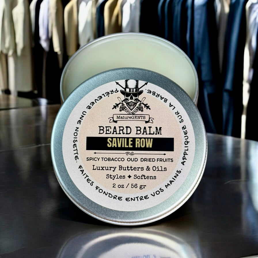 Mature Gents BEARD BALM Savile Row NEW!