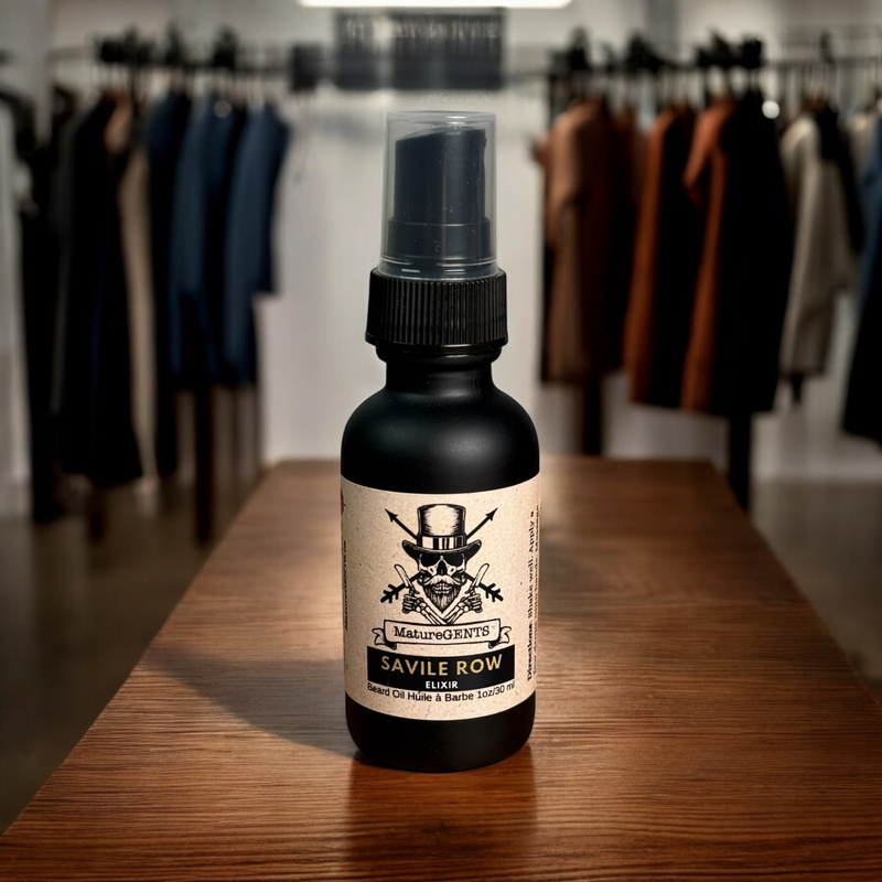 Mature Gents BEARD OIL Savile Row Elixir NEW!