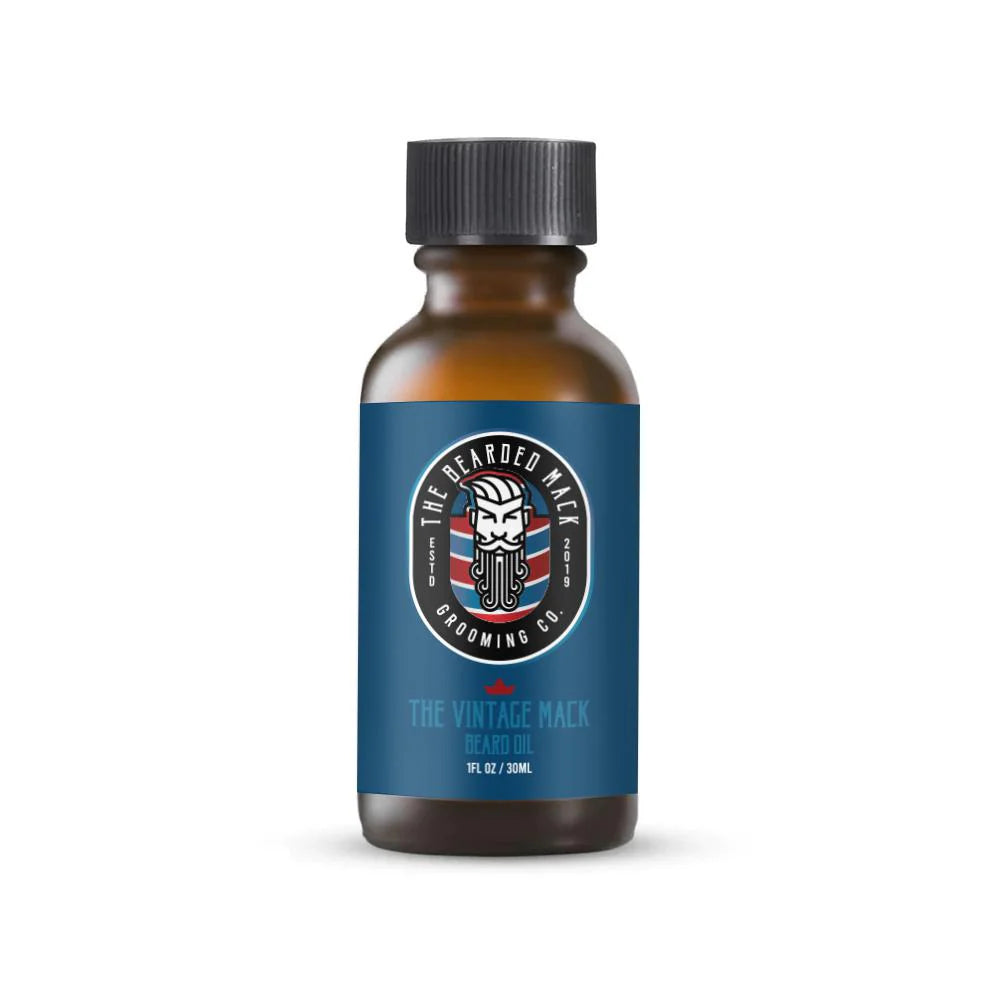 The Bearded Mack BEARD OIL The Vintage Mack