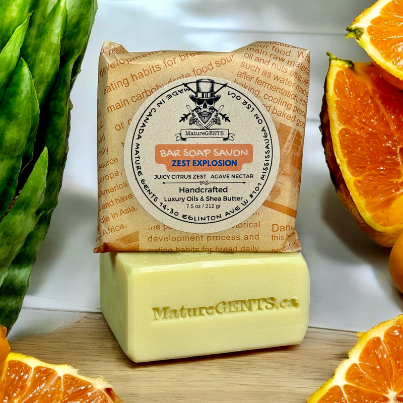 Mature Gents BAR SOAP Zest Explosion NEW!