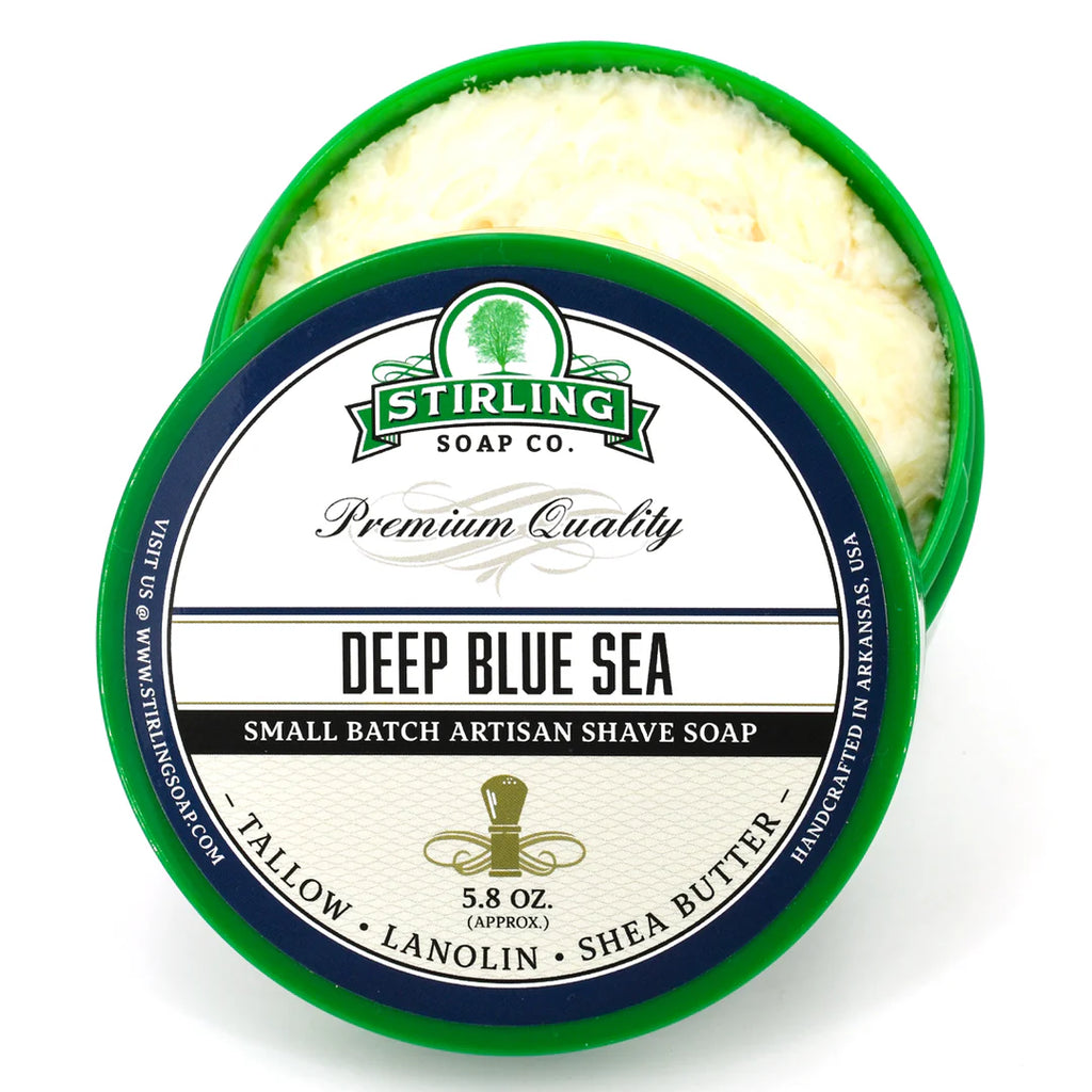 Stirling Soap SHAVE SOAP Deep Blue Sea NEW!