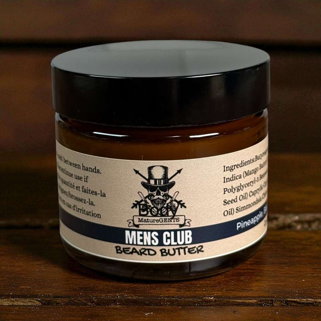 Mature Gents BEARD BUTTER Mens Club (NEW)