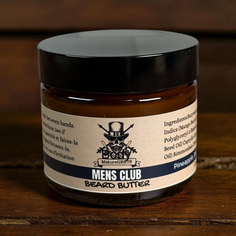 Mature Gents BEARD BUTTER Mens Club (NEW)