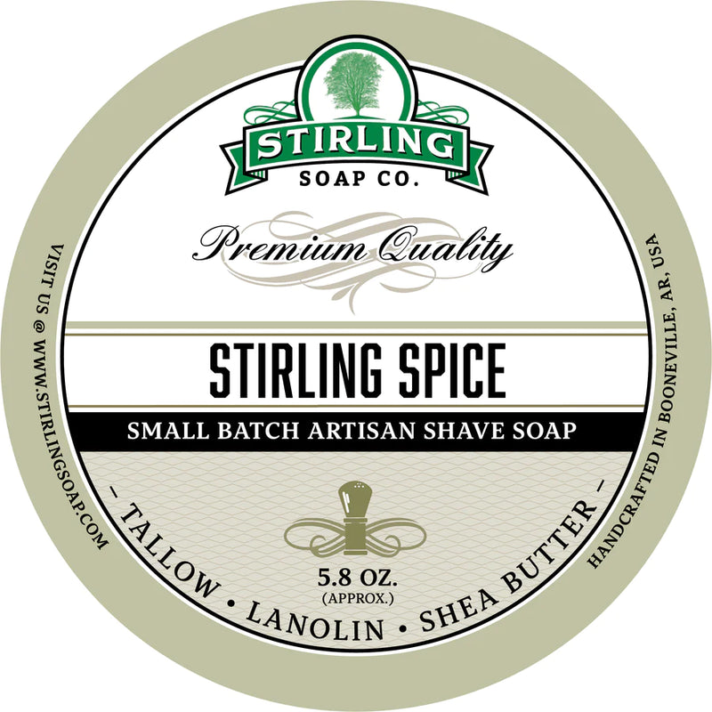 Stirling Soap SHAVE SOAP Stirling Spice