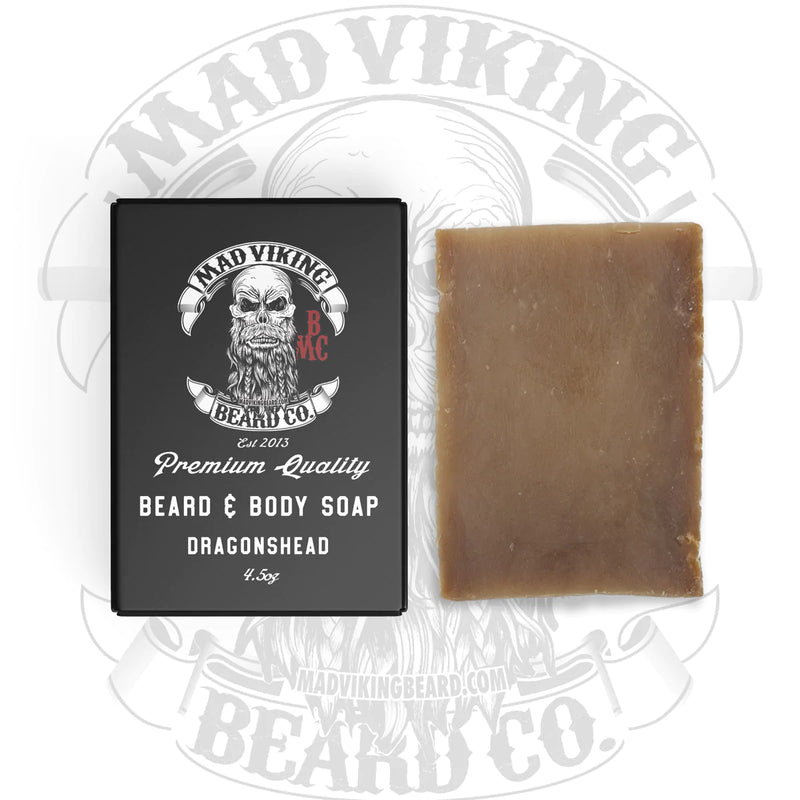 Mad Viking BEARD & BODY SOAP Dragonshead