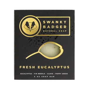 Swanky Badger BAR SOAP Fresh Eucalyptus