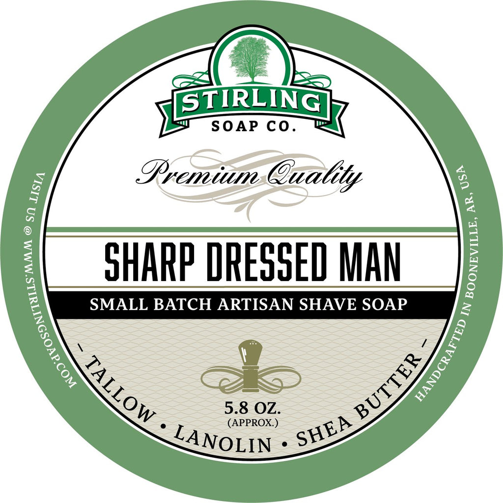 Stirling Soap SHAVE SOAP Sharp Dressed Man