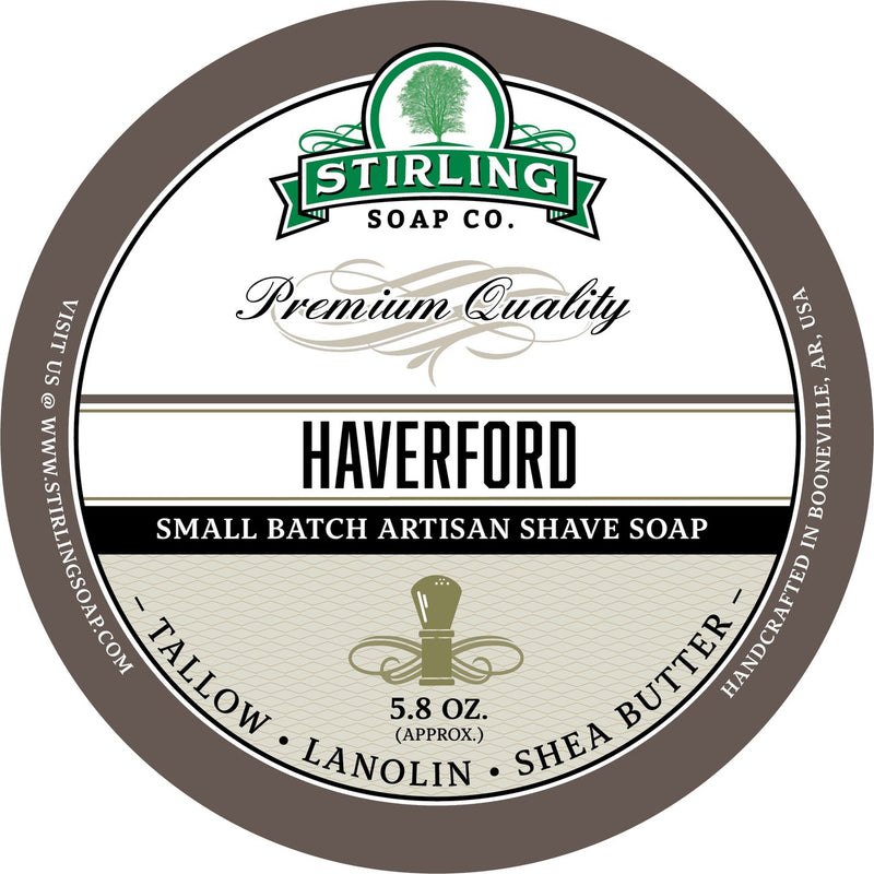 Stirling Soap SHAVE SOAP Haverford