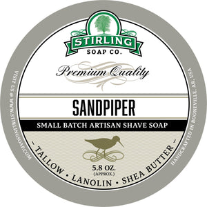 Stirling Soap SHAVE SOAP Sandpiper